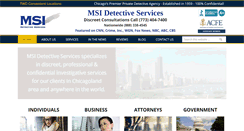 Desktop Screenshot of detectiveservices.com