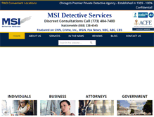 Tablet Screenshot of detectiveservices.com